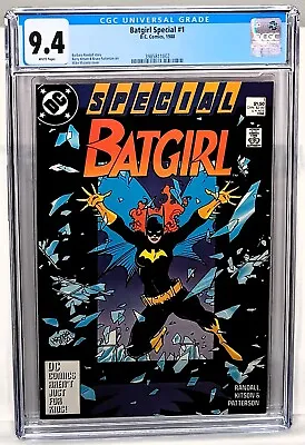 Buy BATGIRL Special #1 CGC 9.4 White Pages Mike Mignola Cover DC Comics 1988 • 43.67£