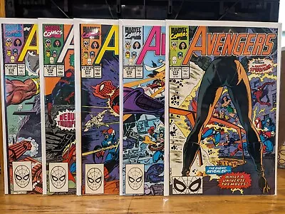 Buy Avengers 5 Book Lot Run 315 316 317 318 319 Marvel Comics 1990 Amazing Spiderman • 9.53£