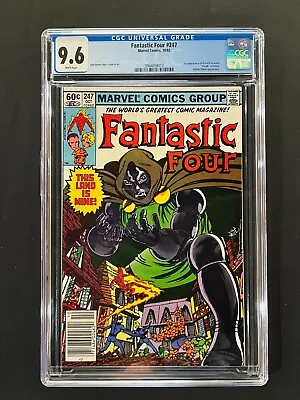 Buy Fantastic Four #247 CGC 9.6 (1982) - Newsstand - 1st App Of Kristoff Vernard • 160.62£