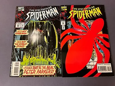 Buy The Spectacular Spider-Man #222-223 Sal Buscema, Bill Sienkiewicz NM+ • 5.53£