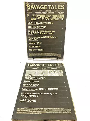 Buy Savage Tales (Vol. 2 No. 7 Oct 1986) + Savage Tales Vol 2 #6 Aug 1986 • 7.92£