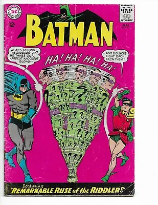 Buy Batman 171 - Vg- 3.5 - 1st Silver Age Appearance Of Riddler (1965) • 360.27£