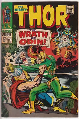 Buy The Mighty Thor #147, Marvel Comics 1967 FN 6.0 Origin Of The Inhumans • 39.50£