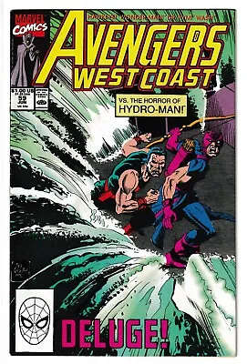Buy The West Coast Avengers #59 - Marvel 1990 - Danny Fingeroth [Ft Hydro-Man] • 6.39£