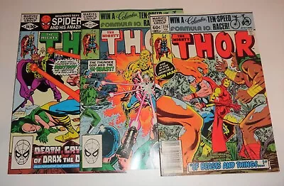 Buy Thor #314,315,316  Vf's  1981/82 • 15.75£