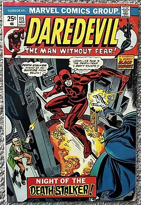 Buy Daredevil Comic #115 (marvel,1974) Bronze Age ~ • 39.42£