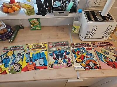 Buy Vintage Marvel Transformers G1 UK Comics Joblot Bundle 1980’s • 12£