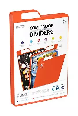 Buy Ultimate Guard Premium Comic Book Dividers Orange (25) • 15.92£