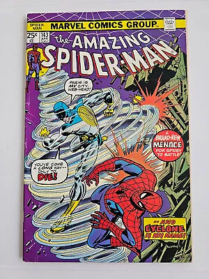 Buy Amazing Spider-Man #143 (1st Kiss Peter And MJ; 1st App Cyclone) | VG • 7.64£