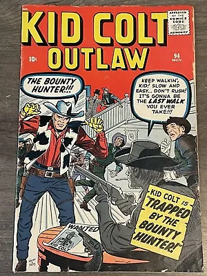 Buy Kid Colt Outlaw 94 Kirby Keller 1st Grizzly Gaunt! Western Gunfighters 1960 RARE • 39.10£