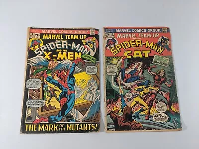 Buy MARVEL TEAM-UP #4 & 8 Spider-Man / X-MEN 1972 MARVEL COMICS Keys Lot • 18.49£