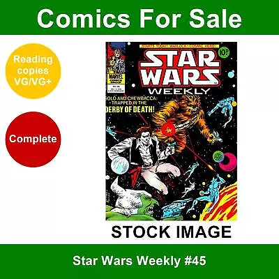 Buy Star Wars Weekly #45 Comic - VG/VG+ 13 December 1978 - Marvel UK • 3.49£