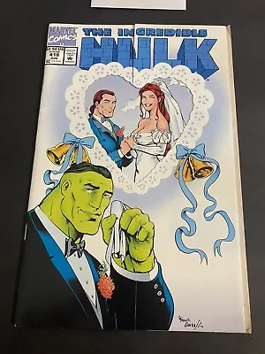 Buy Incredible Hulk 418, Extremely HTF Newsstand. Key: 1st Talos. Gatefold. Mid 1994 • 11.12£