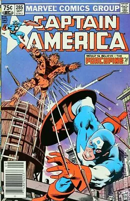 Buy Captain America Canadian Price Variant #285 GD/VG 3.0 1983 Stock Image Low Grade • 2.89£