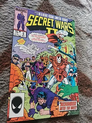 Buy Secret Wars II # 5 VF/NM 1985 Beyonder I Avengers ! X-Men  ! Fantastic Four ! • 5£