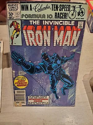 Buy Iron Man #152 Marvel 1981 Newsstand - 1st Stealth Armor  • 7.03£