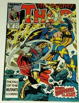 Buy The Mighty Thor #386 (1st Appearance Of Leir) Marvel Comics 1987 Comic Book • 8£