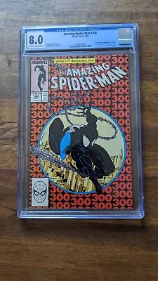 Buy AMAZING SPIDER-MAN #300 1st Full Venom McFarlane  Marvel 1988  CGC 8.0 • 400£