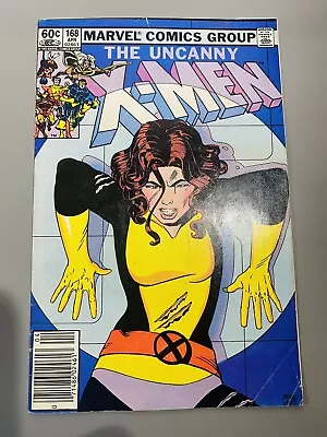 Buy Uncanny X-Men #168 1st Madelyne Pryor 1983 1st Print NEWSSTAND • 11.85£