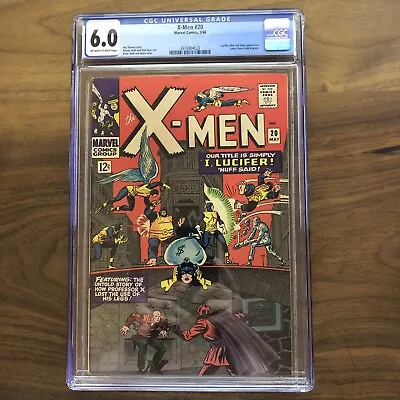 Buy X-Men #20 CGC 6.0 (OW/W Pages) Lucifer, Blob & Unus Appearance • 197.48£