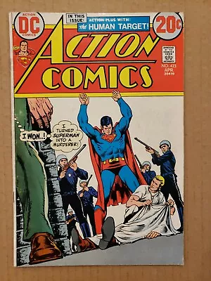 Buy Action Comics #423 Human Target 1973 FN • 8£