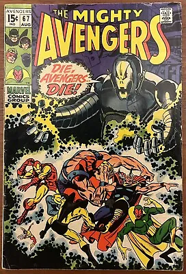 Buy Avengers #67 - Vs Ultron! (Marvel 1969) • 29.99£