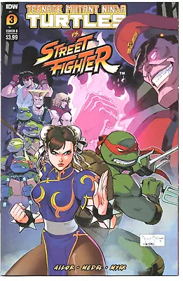 Buy Teenage Mutant Ninja Turtles V Street Fighter # 3 Brown Variant New Boarded • 4.99£