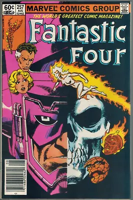 Buy Fantastic Four #257  Galactus Is Dying!  VF- 1983 Marvel Comic • 5.56£