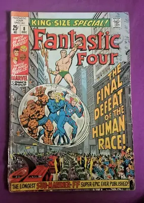 Buy Free P & P; Fantastic Four Annual #8, 1970: Reprints 1963's FF Annual #1 • 8.99£
