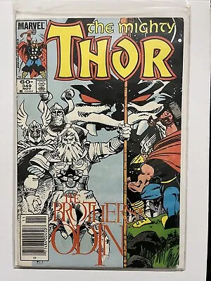 Buy The Mighty Thor 349 Marvel KEY ISSUE Origin Of Odin-power 1984 Walt Simonson  • 6.32£