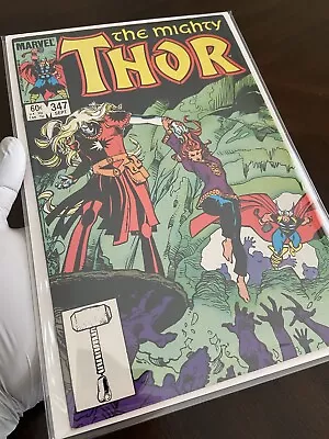 Buy 🔥 The Mighty Thor #347 In Mylar🔥 1st Appearance Of Algrim & Wormwood 🔥 • 13.65£