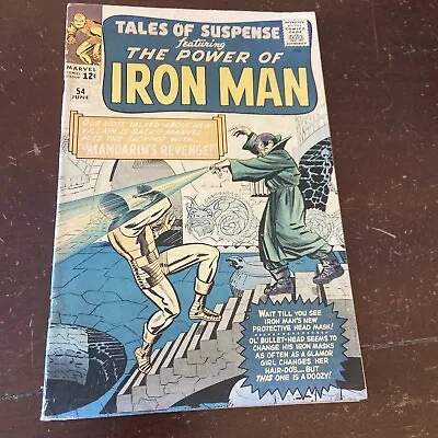 Buy Tales Of Suspense #54, VG+ 4.5, Iron Man, 2nd Mandarin (Shang Chi Movie) • 51.45£