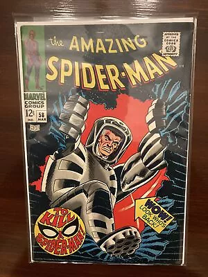 Buy AMAZING SPIDER-MAN 58 Glossy Cover! 1968 SPIDER-SLAYER Mid Grade 🔥🔑🔥 • 39.99£