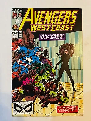 Buy Avengers West Coast # 48  (1989) Marvel Comics • 3.16£