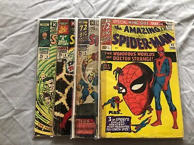 Buy Amazing Spider-Man Annual 1,2,3,4,5 Hulk, Doctor Strange, Avengers App, Cents • 59.99£