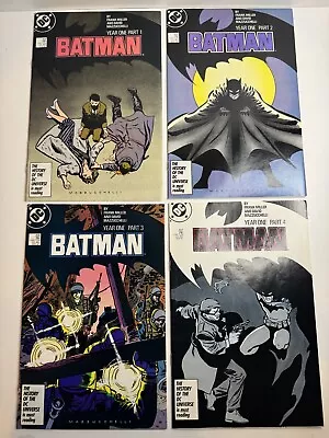 Buy BATMAN #404 405 406 407 Year One Set 1-4  (1986, DC COMICS) Gemini Shipped • 36.19£