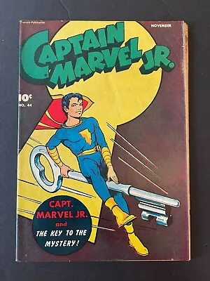 Buy Captain Marvel Jr. #44 - Key To Mystery (Fawcett, 1942) Fine- • 213.65£