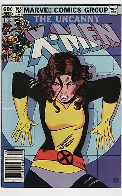 Buy Uncanny X-Men #168  1st App Appearance Madelyn Pryor Jean Grey Newsstand 1983 • 23.74£