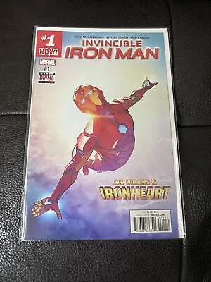 Buy Marvel Comics Invincible Iron Man #1 Riri Williams Ironheart • 12.50£