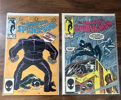 Buy The Amazing Spider-Man Comic Book Lot Of 2 1984 & 1985 / 271 DEC & 254 July • 19.76£