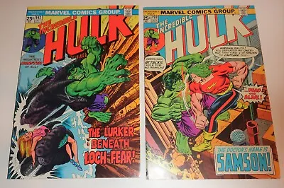 Buy Hulk #192,193 Trimpe Classics  Vf's  Doc Samson 1975 • 17.91£