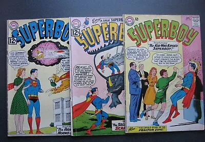 Buy SUPERBOY Lot Of 3 Comics 101 102 104 DC 1962 1963 Mid-Grade • 28.78£