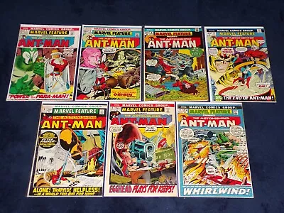 Buy Marvel Feature 4 5 6 7 8 9 10 (vf) Ant Man Wasp 1972 Avengers Spiderman Lot 1 • 119.92£