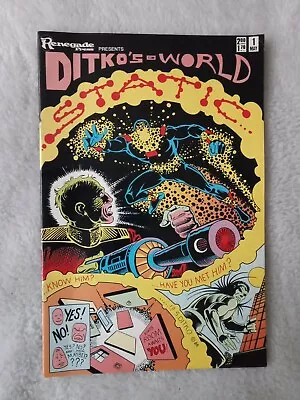 Buy Ditko's World Static. No. 1  Comic Renegade Press May 1986. • 9.75£