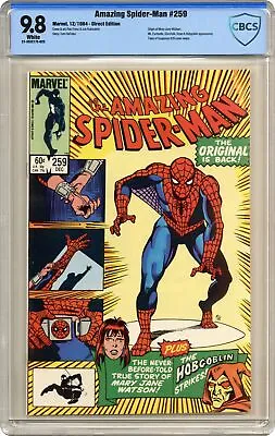 Buy Amazing Spider-Man #259 CBCS 9.8 1984 21-2EE217E-022 • 78.84£