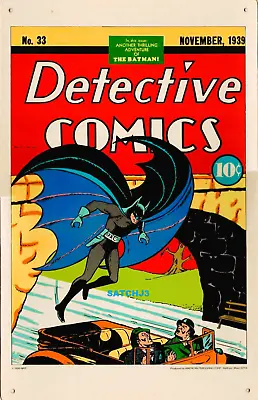 Buy 1970's Batman Detective Comics #33 Cover Poster Art Print Classic 1939 Dc Comic • 79.05£