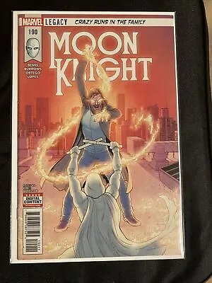 Buy Moon Knight 190 1st App Diatrice - Marvel 2017 1st Print Key Issue • 9.95£