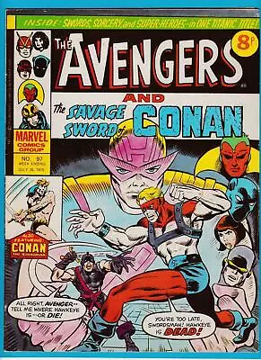 Buy Avengers #97 British Weekly • 3.99£