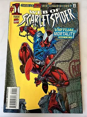 Buy Web Of Scarlet Spider #1 Marvel Comics 1995 Virtual Mortality Part 1 (of 4) • 17.95£