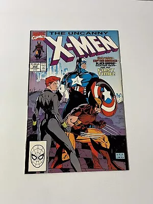Buy Uncanny X-Men # 268 Key Jim Lee Cover Cap Wolverine Black Widow 1990 Marvel • 12.61£